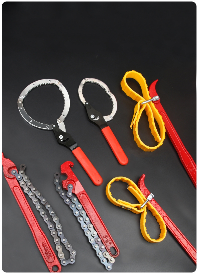 Oil Filter Wrench - Regulowany klucz łańcuchowy do filtra oleju,