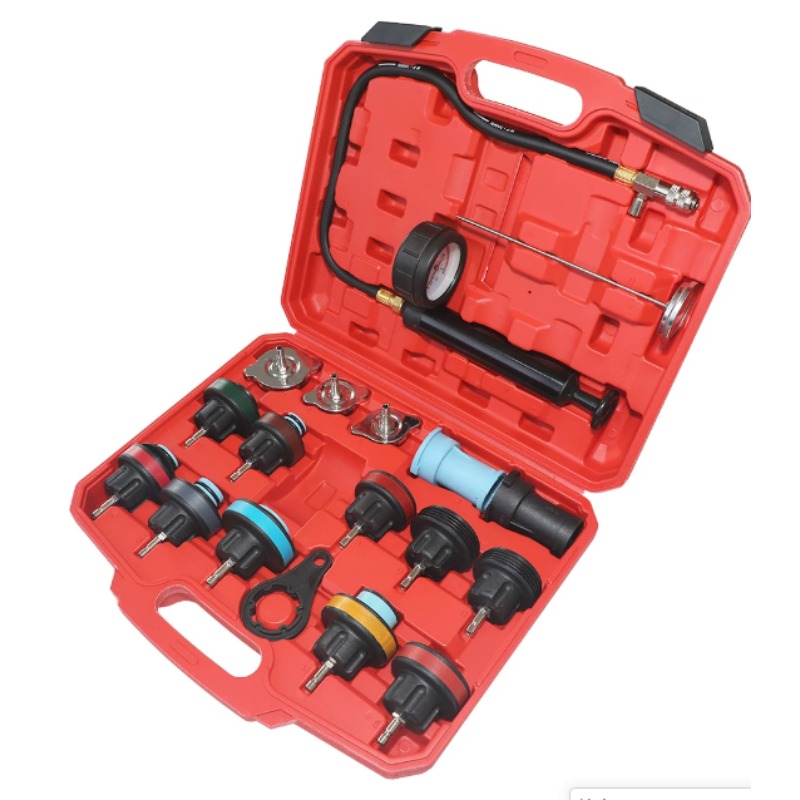 Radiator Pressure Tester - 18-częściowy zestaw do testowania ciśnienia w