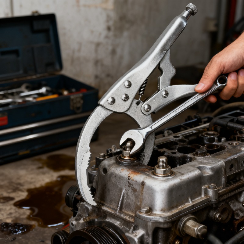 Oil Filter Wrench - 1 szt. Klucz blokujący do filtra