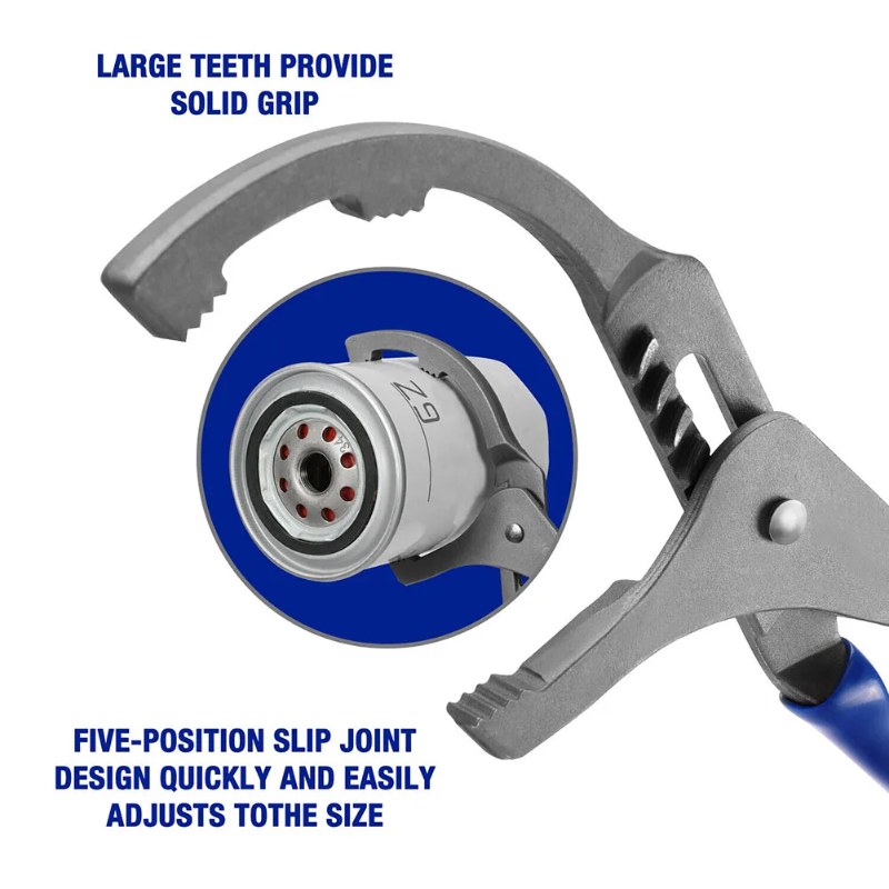 Oil Filter Wrench - 1 szt. 9/12-calowe szczypce do filtra