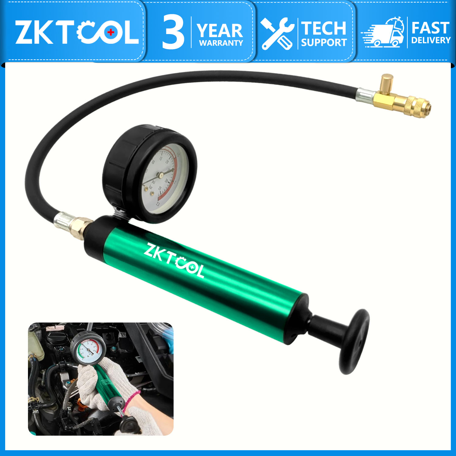 Aluminiowy zestaw do testowani – Radiator Pressure Tester recenzja i cena